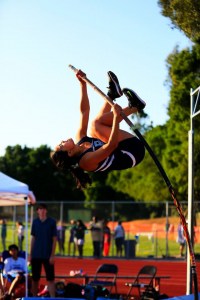 Erika Serame pole vault